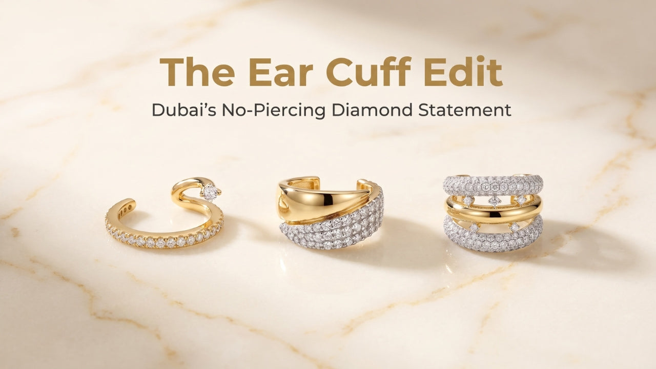 The Ear Cuff Edit: Dubai's No-Piercing Diamond Statement